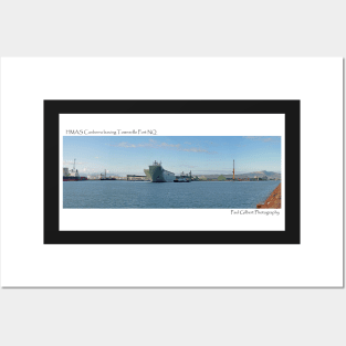 HMAS Canberra leaving Port of Townsville NQ Posters and Art